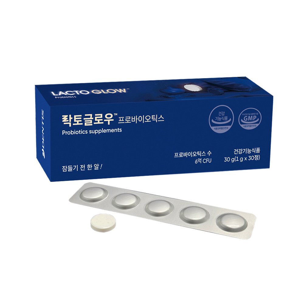 청훈메디-락토글로우 30정 3박스 프로바이오틱스 구강유산균 입냄새 제거